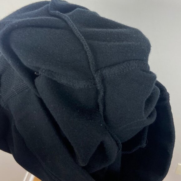 Roots Active Black Wide Leg Pants Medium Track Pants Sweatpant High Rise Legging - Picture 13 of 15